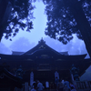 三峰神社#3　霧の本殿