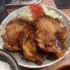 【蛎殻町】とんかつ ぼんとん：人気の生姜焼き定食をいただく・・・たれの塩っぱさでご飯が進む