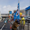 駅伝を見るのはやっぱり寒い。雪降ってたし（ひろしま男子駅伝）