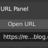 Blenderでボタンを押すことでウェブサイトのリンクを開く機能を実装する