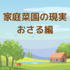 家庭菜園の現実　おさる編🐵