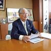 柏木御坊市長会見  新年度予算発表  新庁舎建設着手、防災無線５億円 消防指令３億円も　〈2019年2月23日〉