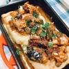玉子焼き器で豆腐ステーキ鯖味噌のせチーズグラタン