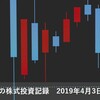 2019年4月3日(水)　米中貿易が終焉か？日本の株価に影響大