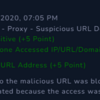 LetsDefend level 1 alert SOC102 - Proxy - Suspicious URL Detected event-id 26