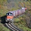 紅葉の時期に石北本線でDD51牽引の貨物列車を追っかけてみる(前編)