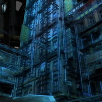 サイバーパンク Sci Fi 近未来sfスラム街の背景素材 D Elf