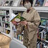 着物姿で図書館へ