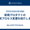 新規プロダクトの開発プロセス変遷を紹介します