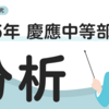 【中学受験】2025年の慶應中等部国語の問題を見てみよう