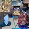 境内、稲荷神社の初午祭