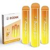 Ecenk 5 電子タバコ 使い捨て 禁煙補助に最適 600回吸引可能 3本セットvape 爆煙 禁煙サポート 人気 水蒸気タバコ 6種類フレーバー (オレンジジュース)