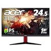 Acer ゲーミングディスプレイ KG252Qbmiix 24.5型ワイド IPS 非光沢 1920×1080 フルHD 250cd 1ms 75Hz HDMI