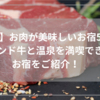 【関西】お肉が美味しいお宿5選！ブランド牛と温泉を満喫できるお宿をご紹介！