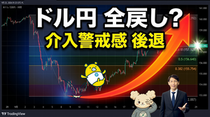 FX実践解説、ドル円 全戻し？「介入警戒感の後退、ファンダメンタルズの弱さ」（2026年9月22日）