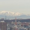 雪化粧した山々