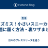 サイズミス！小さいスニーカーを快適に履く方法・裏ワザまとめ