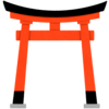 鳥居のフリーイラスト素材