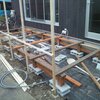 庭のウッドデッキと目隠し作成を振り返る。２×４のSPF材でウッドデッキ作成