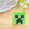 アイロンビーズ図案　マインクラフト　クリーパー　Minecraft