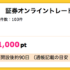 【ハピタス】ライブスター証券 口座開設で1,000pt(1,000円)！　取引不要！