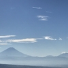 今朝の富士山