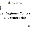 【AtCoder】ABC 411 B - Distance Table | 緑コーダーが解くAtCoder