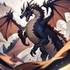 dragon background (ドラゴン背景) by Animagine XL V3.1