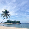シロソビーチでリゾート気分　About feeling of the resort at Siloso beach