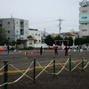 高崎駅前通り散歩　美スタイルマラソンの幟・下野草・今朝は１７℃・だるまマーチは決行・南小運動会は順延