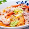 皿うどん＆チキンスティックのから揚げ