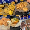 秋之野窯 象嵌の角皿と鳥の豆皿
