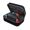 Nintendo Switch ケース iVoler ニンテンドースイッチ 大容量 収納 バッグ 全面保護 便利 まるごとバック ブラック