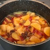 さつまいもとりんごのレーズン煮