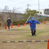 節分の豆まき　雪から雨に