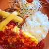 びっくりドンキー　/　角切りトマトのオムバーグディッシュ（保険付き）