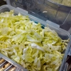 意外と楽しい。　そしてとても美味しいキャベツの千切り