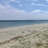 夏の終わり、静かな海で癒やされた