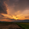 伊賀風景・夕焼けⅡ