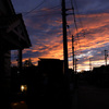 秋の夕焼け