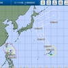 台風9号10号進路予想20230825