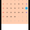 【swift】FSCalendar使ってみた