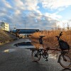 雨上がりのサイクリング