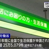 生活保護申請 去年は25万件超と最多 この10年余りで（２０２４年３月６日『NHKニュース』）