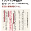 インフルエンザに下熱剤やワクチンは危険です