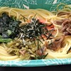 明太子と高菜のおだしパスタ