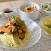 今日の晩ごはん　７月１５日　冷製パスタもいいですね