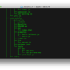 Mac OS X Snow Leopardのターミナルでtreeコマンドを使う