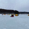 岩洞湖ワカサギ氷上釣り解禁