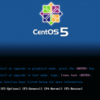 CentOS 5.2をGUIでインストールしてLAMP環境を作ったよ